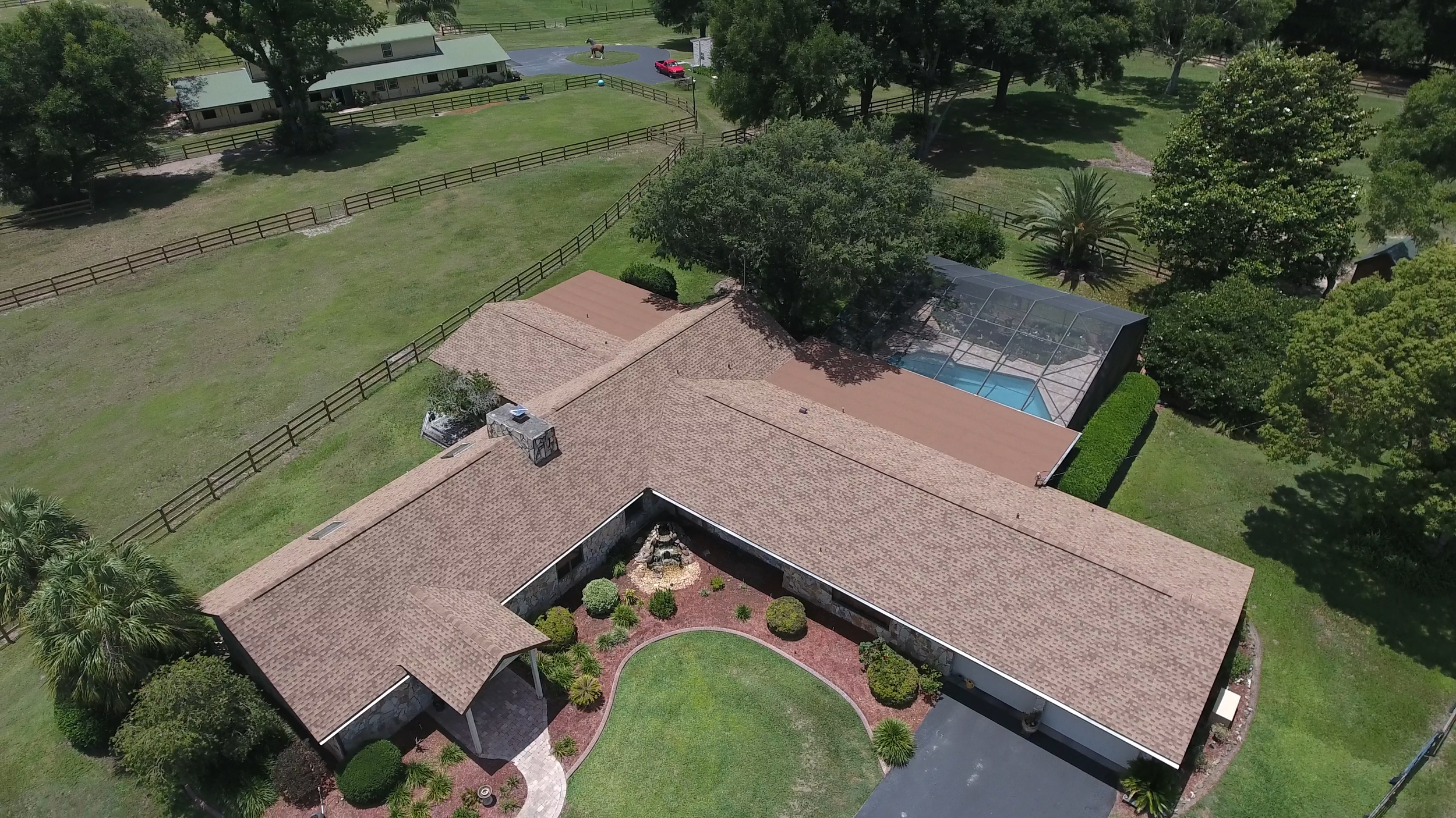 Detailed roof inspection by United Roofing in Ocala, FL, ensuring every home's peak condition, United Roofing team expertly installing a high-quality roof in Sumter County FL, emphasizing durability and customer satisfaction